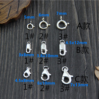 Hsland — fermoirs en argent sterling 925, bijoux pour la fabrication de colliers, bracelets, différents modèles et tailles, vente en gros