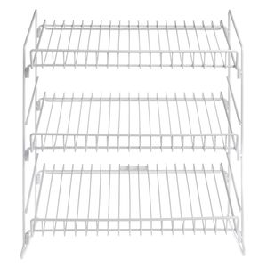 Fabricante de Mobiliario para Tiendas de Snacks, Estante de Alambre Metálico Cromado Plegable y Ligero para Mostrador de Supermercado - Product Image 1