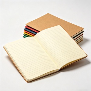 A5 Genuine PU Leather Eco-friendly Notebook Journal Custom Printing Logo Embossed Pages <b>Pen</b> Loop Magnetic Closure Daily Gift - Product Image 1