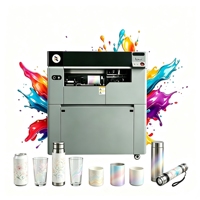 Imprimante UV à jet d'encre avec impression de logo personnalisé et base de stockage pour gobelets, bouteilles, tasses, pots et vases en métal, céramique, verre et plastique
