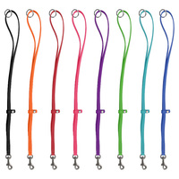 Muker Laisse de toilettage pour chien classique, écologique, confortable, en PVC gaufré, avec rubans doux aux couleurs bonbon – Meilleure vente