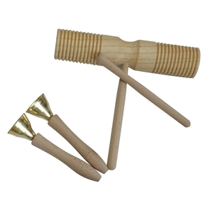 Wholesale 13pcs Deluxe Orff Percussion Instrument Set Natural Wood Kids Musical Toys Kit For Kindergarten <b>Music</b> Teaching - Product Image 2