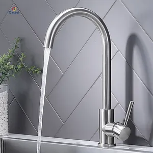 China Supplier Wholesale Kitchenaid Sink Faucet Cupc Kitchen Sink Ware Tap 304 Ss Kitchen Faucet