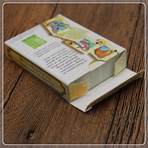 Giá rẻ Giá Tùy Chỉnh In Ấn 280 gsm Màu Xanh Cốt Lõi Giấy Xi Thẻ Khuyến Mại 4 Màu Chơi Thẻ Thiết Lập Với Logo - Product Image 5