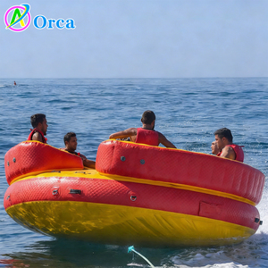 Prix d'usine, <span class=keywords><strong>coussin</strong></span> <span class=keywords><strong>flottant</strong></span> gonflable, jeux aquatiques confortables, canapé UFO gonflable rempli d'eau, <span class=keywords><strong>bateau</strong></span> remorquable Twister - Product Image 4