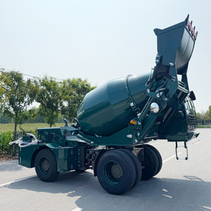 Camion malaxeur à béton professionnel à roues, résistant à l'usure et à faible bruit, outil de construction, machine de chantier - Product Image 4