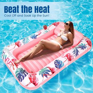 Cama Flotante Inflable de Gran Tamaño, Colchoneta para Broncearse, Tumbona para <span class=keywords><strong>Piscina</strong></span> para Niños, Personalizable en Color y Tamaño - Product Image 6