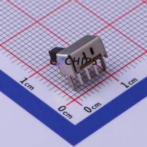 SK12D07L5B Slide Switch Through hole Component (THT) Switch Single Pole Double Throw Rectangle Pin Header PC Pin 8.6mm - Product Image 2