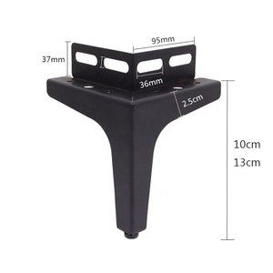 Corner Codes Metal <b>Black</b> Golden Furniture Feet Heavy Duty <b>Table</b> Legs Corner <b>Sofa</b> Leg - Product Image 4