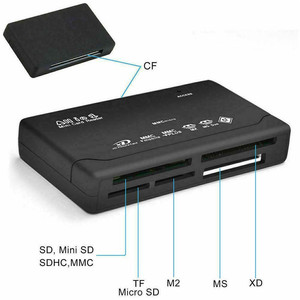 Lecteur de cartes mémoire externe USB 2.0 tout-en-un 26-en-1 haute vitesse, <span class=keywords><strong>adaptateur</strong></span> de style boîtier chiffreto pour PC, ordinateur portable et tablette - Product Image 3