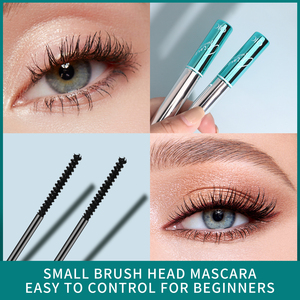 Crayon à cils liquide minéral waterproof pour fibres fines, brosse fine de 2 mm, crème volumisante et allongeante pour le maquillage quotidien - Product Image 2