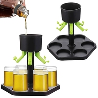 Outils de jeux de fête distributeur de verre à Shot 6 voies distributeur et support de verre à liqueur de vin Whisky bière vin distributeur de liqueur