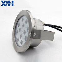 Projecteur LED sous-marin RGBW à changement de couleur, étanche IP68, contrôle DMX512 RDM, en acier inoxydable