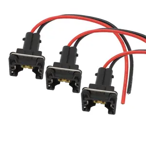 2 PIN EV1 Fuel Injector Pigtail Wire Harness Connectors for Chevrolet Corsa Optra Ford Fiesta