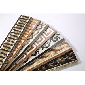 Moderno 100x600 Patrón de cerámica en <span class=keywords><strong>blanco</strong></span> y negro Azulejo de porcelana Rodapié de ladrillo refractario con diseño antideslizante para piso de pared de cocina - Product Image 5