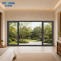 Ventana Corredera de Aluminio de Alta Resistencia con Diseño Horizontal y Malla de Acero Inoxidable, Tamaño Personalizado para Cocina o Patio