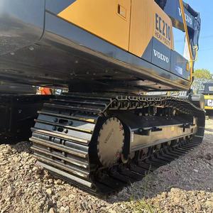 รถขุดตีนตะขาบ Volvo EC210 มือสอง สำหรับงานหนัก 22 ตัน พร้อมมอเตอร์ PLC เกียร์บ็อกซ์ สีเหลืองดำ - Product Image 6