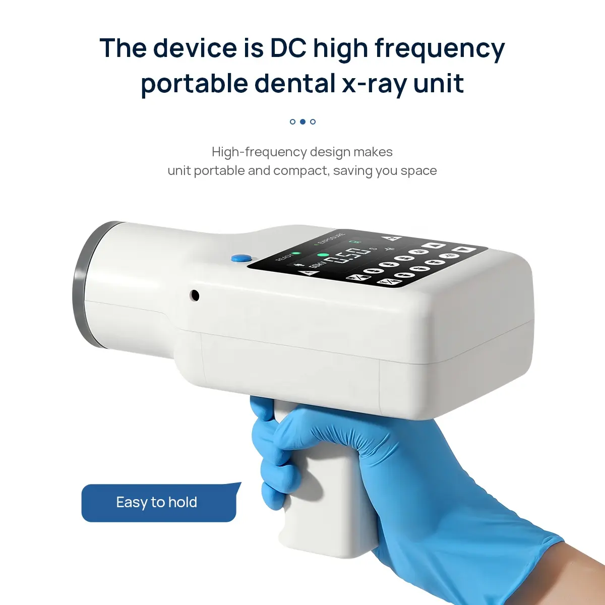 O equipamento dental fácil opera a máquina panorâmica portátil digital do raio X