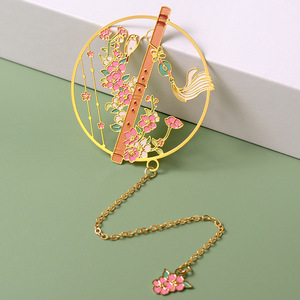 Segnalibri Tradizionali in Metallo Personalizzabili con Incisione a Colori, Stile Antico, Souvenir Ecologici, Stile Cinese Classico, Scatola Regalo Traforata - Product Image 4