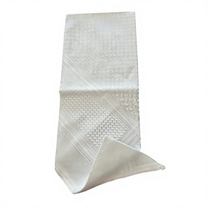 Saudi <b>Men's</b> <b>White</b> Shemagh Arab <b>Scarf</b> 100% Cotton Breathable Four Seasons Daily Wear Solid Pattern Ethnic Style - Product Image 3