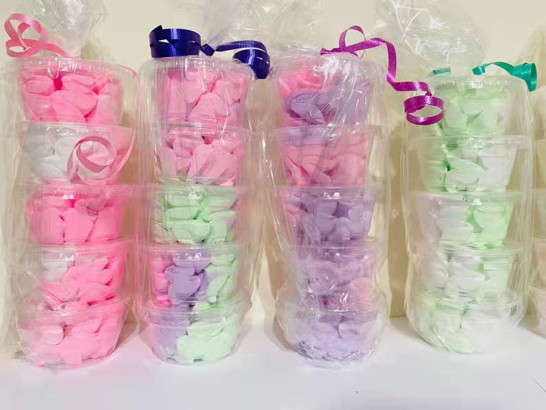 Whipped Moisturising Soap Tower Soap Fluff, 5 Soap Pots  Vegan Friendly Beauty Gift Softer Skin Shower Whip with private label