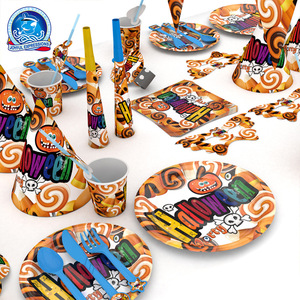 Decoraciones para Fiestas de Halloween, 40-60 Piezas, Estilo de Dibujos Animados, Accesorios para Decoración de Locales para Fiestas - Product Image 4