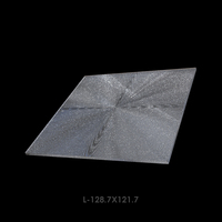 Lentille de Fresnel optique PMMA de grande taille pour projecteur en matière plastique durable