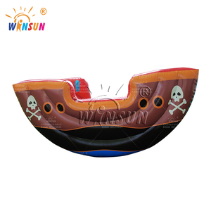 Winsun trẻ em Cá Voi Inflatable tàu Rocking khóa học trở ngại trò chơi bơm hơi - Product Image 3