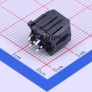 430450412 Wire-to-Board Pin Header Through hole Component (THT),P=3mm Connector 2x2P 3mm Through Hole Micro-Fit (MX 3.0) - Product Image 2