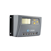 Contrôleur solaire OEM/ODM SK30D 30A 12V 24V automatique PWM intelligent avec grand écran LCD pour l'alimentation domestique