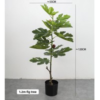 Künstlicher Feigenbaum im Topf, Bodendekoration für Wohnzimmer, Büro, Einkaufszentrum, Luxus-Landschaftsgestaltung, Hochzeit, Ostern, Erntedankfest, Blumendekoration