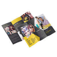 Service d'impression de brochures pliables, de dépliants publicitaires et de prospectus personnalisés en papier d'art et en carton