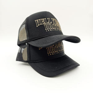 Casquette Trucker Unisexe 5 Panneaux en Maille avec Logo Brodé ou Imprimé Personnalisé OEM, Motif Léopard, en Mousse Premium, Vente en Gros - Product Image 2