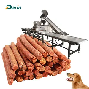 Hot selling animal food making machine natural meat dog treats making machine