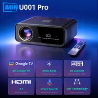 Proyector U001 Pro 4K Android 14, 2050 ANSI Lúmenes, Google TV, 1080P, Cine en Casa, LED LCD, Compatible con 3D, Estéreo Integrado, WiFi de Doble Banda