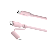 Aksesoris Ponsel SOMOSTEL BJ67 Kabel Pengisian Cepat Dual PD Stabil dengan Inti Tembaga Komposit dan Pelindung Multi Lapis untuk Laptop dan Ponsel