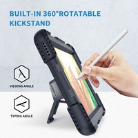 Étui de protection antichoc hybride robuste pour tablette PC pour Samsung Galaxy Tab A7 Lite 8.7 "pouces Housse de béquille