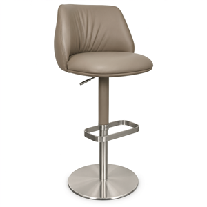 Taburete de Bar Ajustable en Altura GDRS RF-011 con Reposapiés para Restaurante, Cafetería, Hotel - Product Image 2