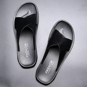 Nuove Ciabatte Estive da <span class=keywords><strong>Uomo</strong></span> per Esterni, Comode con Suola Morbida, Trendy con Superficie in <span class=keywords><strong>Pelle</strong></span>, Antiscivolo, Scarpe Casual da Spiaggia - Product Image 3
