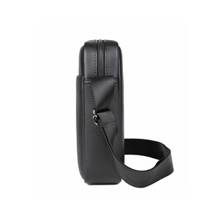 OEM PU Leather High Quality Custom Messenger <b>Bag</b> for Men Cowhide Genuine Leather Business Casual <b>Small</b> Mobile Phone <b>Bag</b> - Product Image 5