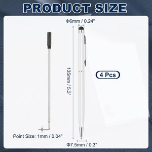 Bolígrafo Metálico con Logotipo Personalizado por Láser, Diseño Portátil Sensible al Tacto para Uso Promocional - Product Image 2