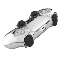Coque de protection fendue pour manette de jeu Sony PS5, étui rigide transparent de protection pour ordinateur pc