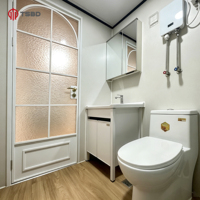 Maison conteneur préfabriquée mobile moderne extensible de 40/20 pieds, prête à l'emploi, 2, 3 ou 4 chambres, maison préfabriquée portable