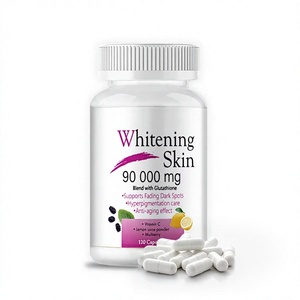 Cápsulas Blanqueadoras de Piel DUOZI con 90000 mg de Glutatión, Vitamina C, Limón y Morera, 120 Cápsulas para Aclarar la Piel - Product Image 1