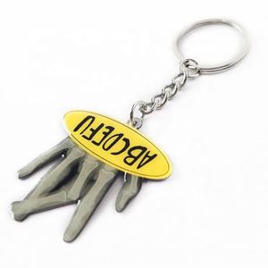 Wholesale <b>Custom</b> Shape Souvenir Made Enamel Personalized Metal Keychain - Product Image 4