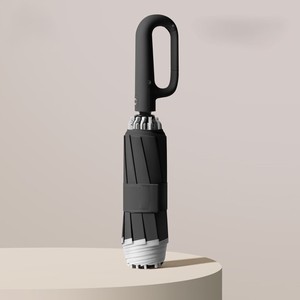 Parapluie entièrement automatique classique à double couche recouvert de tissu en nylon pour adultes, léger, pour usage professionnel, idéal pour les cadeaux - Product Image 1