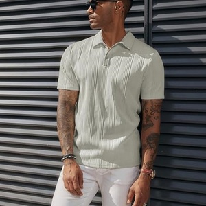 Men's Short-Sleeve Golf Polo <b>Shirts</b> 3-Button Quick Dry Polo Athletic Casual <b>Collared</b> <b>T</b>-<b>Shirt</b> - Product Image 1