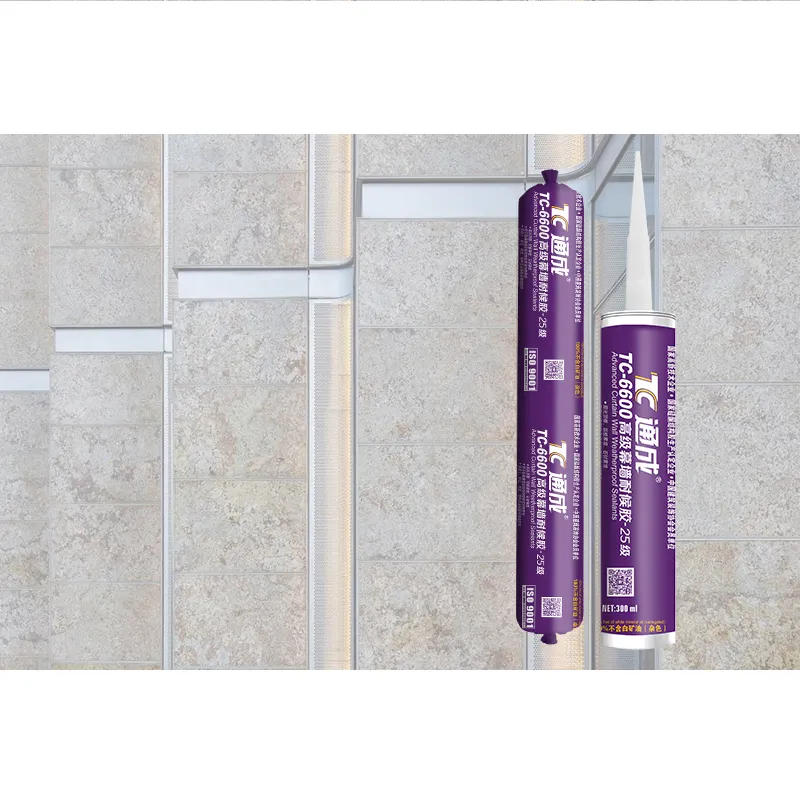 TC-6600 High Performance general purpose silicone sealant neutral Weatherproof concrete sealant for stone curtain wall
