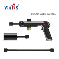 Pistolet lance-flammes pour foyer, couleur de coque personnalisable, canon détachable, flammes à haute température, pour brûler des effets de flamme spécifiques au foyer