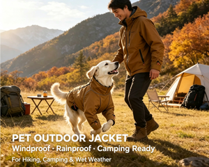 Chaqueta Impermeable y Cortavientos para Perro, con Reflectores y Cordón Ajustable, para Senderismo y Actividades al Aire Libre en Invierno, para Perros Medianos y Grandes - Product Image 2